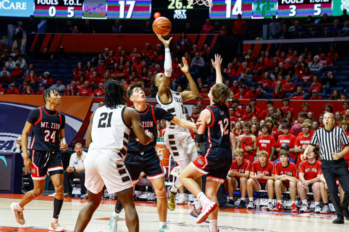 Mount Carmel Mt Zion Illinois boys basketball March 8 2024 Nate Latsch 26572
